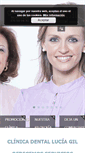 Mobile Screenshot of luciagilclinicadental.com